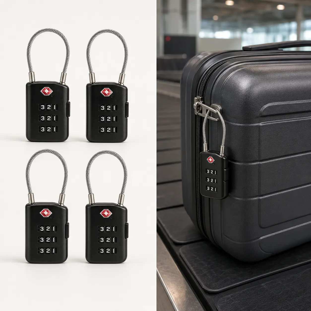 TSA-Approved Cable Locks