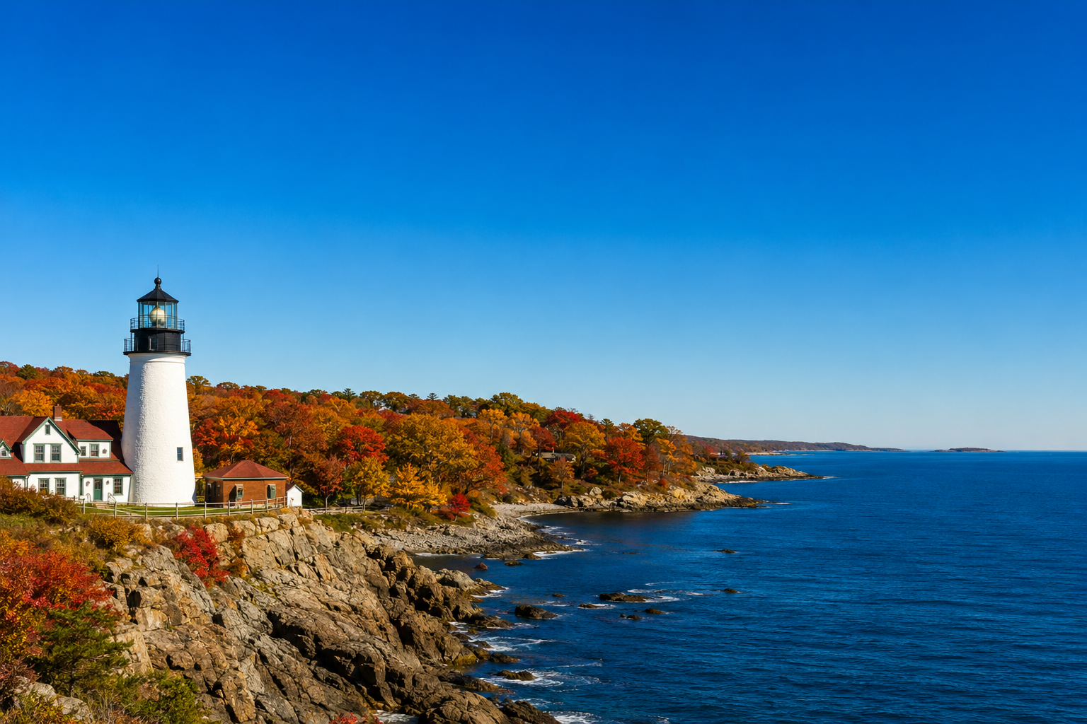 Fall foliage in New England