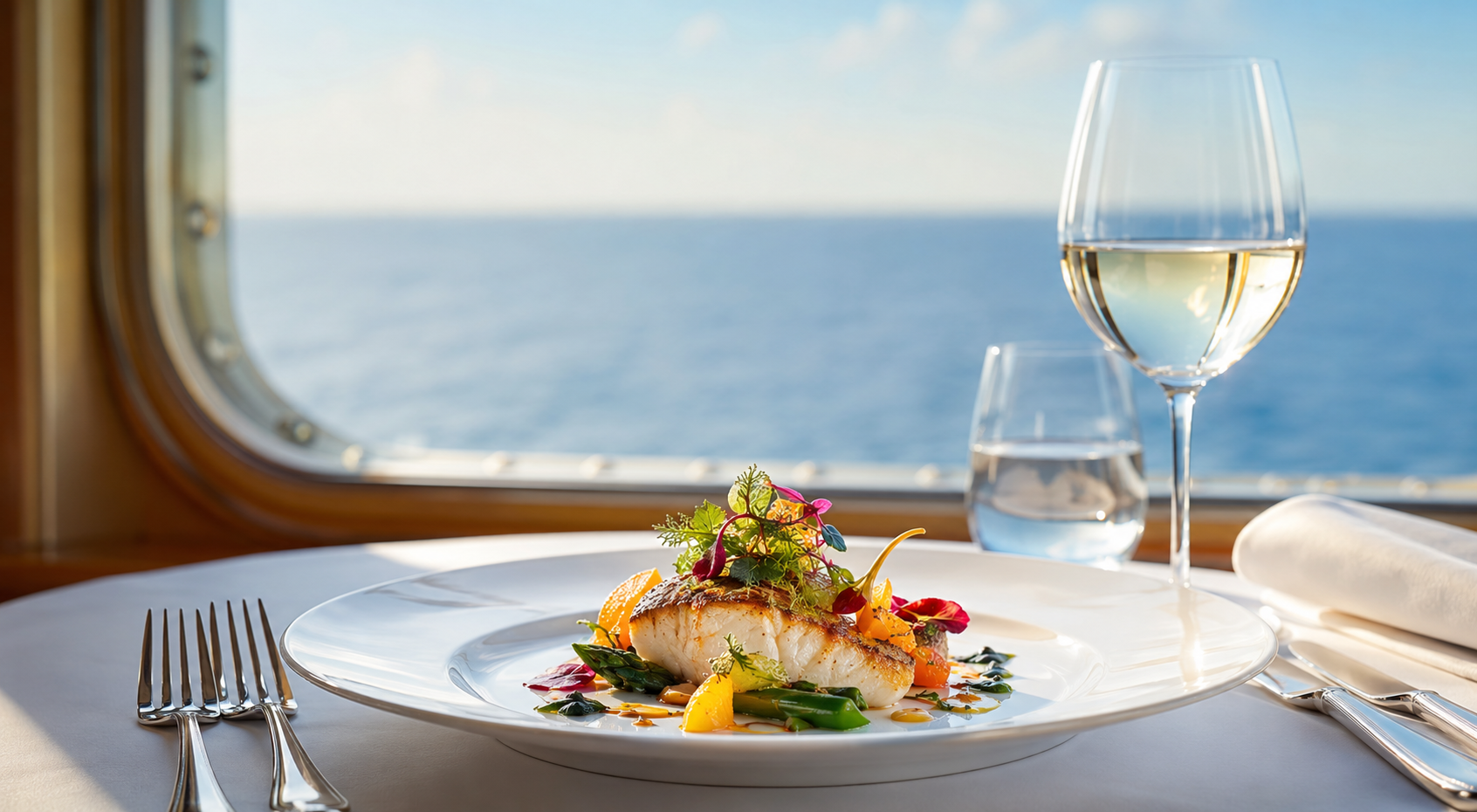 Premium cruise dining experience